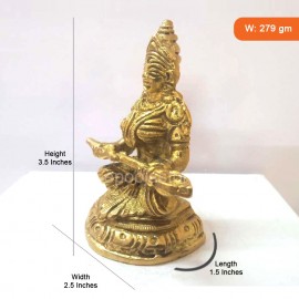 Annapurna Devi Idol Brass ( 3.5 inches)