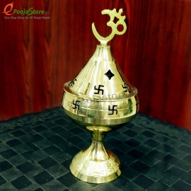 Pure Brass Akhanda Diya (Big Size) (Pack Of 1Pc)