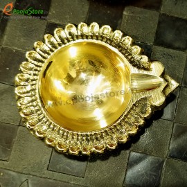 Pure Brass Kuber Diya / Deepam (Pack Of 1 Pc)