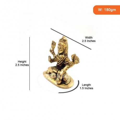 Shiva Bhagavan Idol ( God Shiva Brass Idol Small 2 inches)