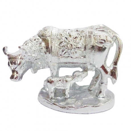 Cow With Calf (German Silver)