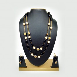 Designer Glass Beads Necklace Set