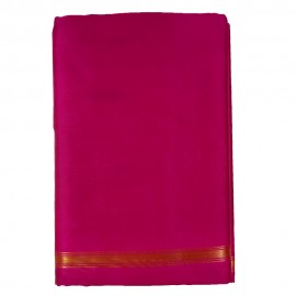 Art Silk Dhothi (Pink Colour)