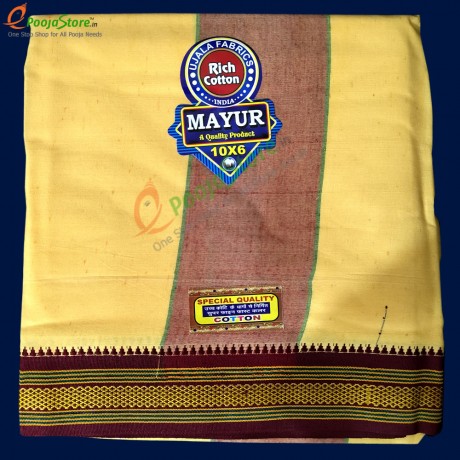 Pure Cotton Dhothi (10*6 Size)