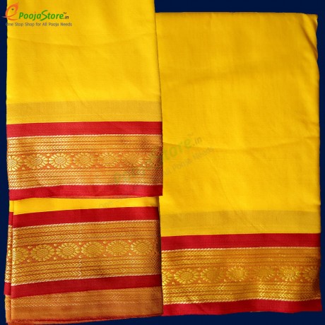 Ammavari Saree / Saree for Diety (Yellow Colour)