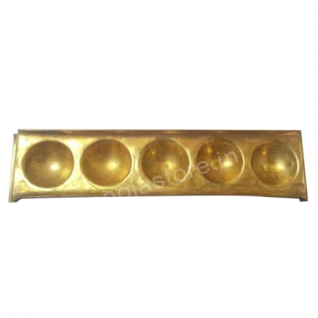 Panch Deep Diya (Brass)