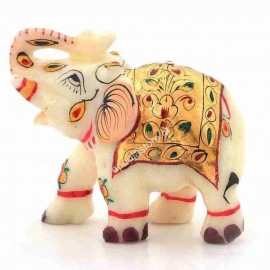 Marble Handicraft Elephant One Piece (Home Decorative)