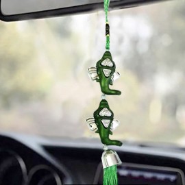 Ganesha Car Hanging (Green)