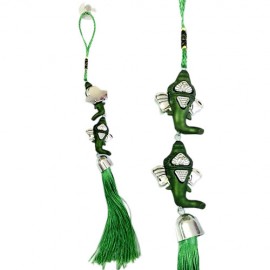 Ganesha Car Hanging (Green)