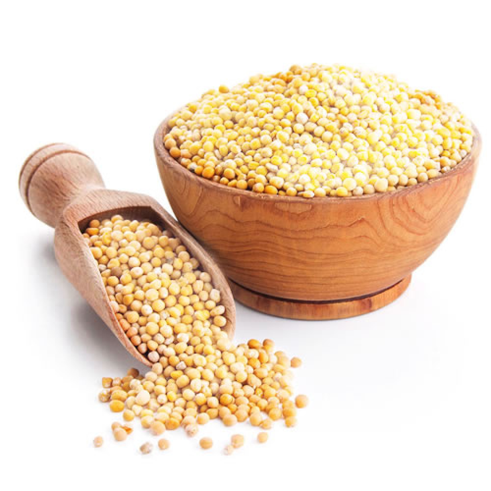 White Mustard Seeds (Tella Avvallu) (250 Grams)       