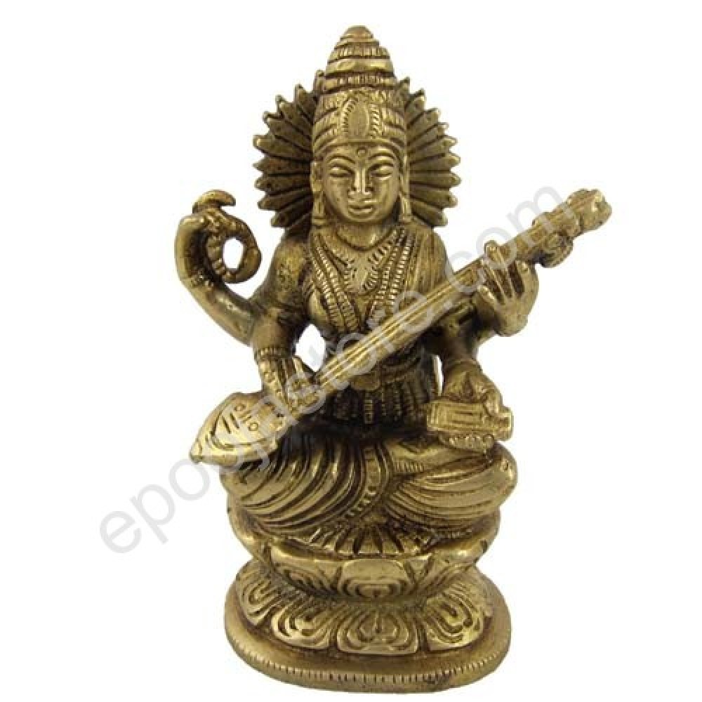 Saraswathi Devi Brass Idol Saraswathi Devi Brass Idol