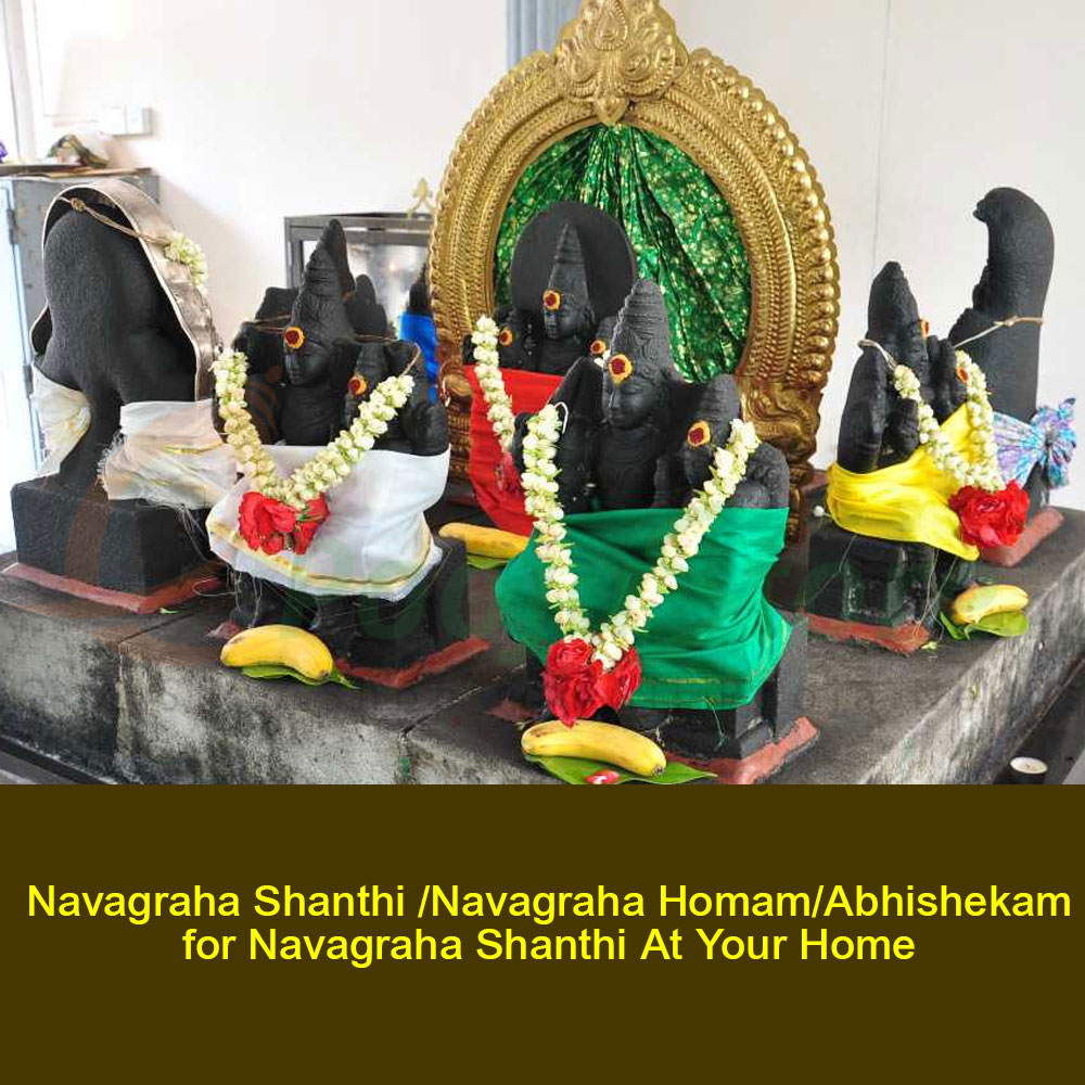 Navagraha Shanthi /Navagraha Homam/Abhishekam for Navagraha ...