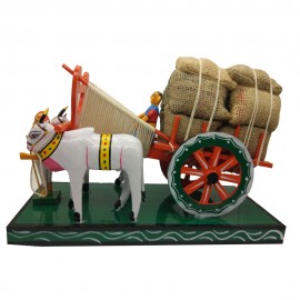Bullock Cart Carrying Harvest (Big)
