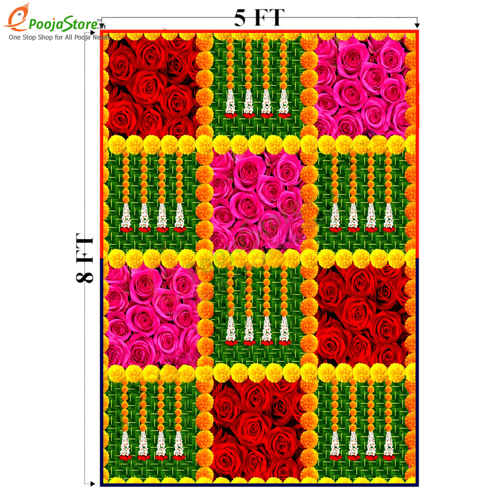 Decorative Wall Drop /backdrop for wedding / housewarming / Puja Decoration /Indian Traditional Decor / Pooja Backdrop Design Backdrop Cloth For Pooja Decoration Traditional Background Curtain Cloth for Festival size 5 Feet Height and 8 Feet width(5 * 8) Decorative Wall Drop /backdrop for wedding / housewarming / Puja Decoration /Indian Traditional Decor / Pooja Backdrop Design Backdrop Cloth For Pooja Decoration Traditional Background Curtain Cloth for Festival size 5 Feet Height and 8 Feet width(5 * 8)
