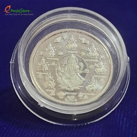 Pure Silver Ashtalakshmi Coin 