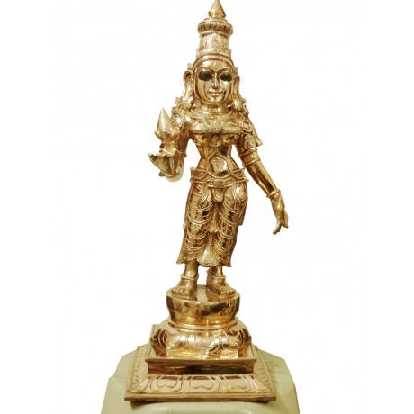 Sri Devi Budevi Sametha Venkateshwara Swamy Brass Idol 